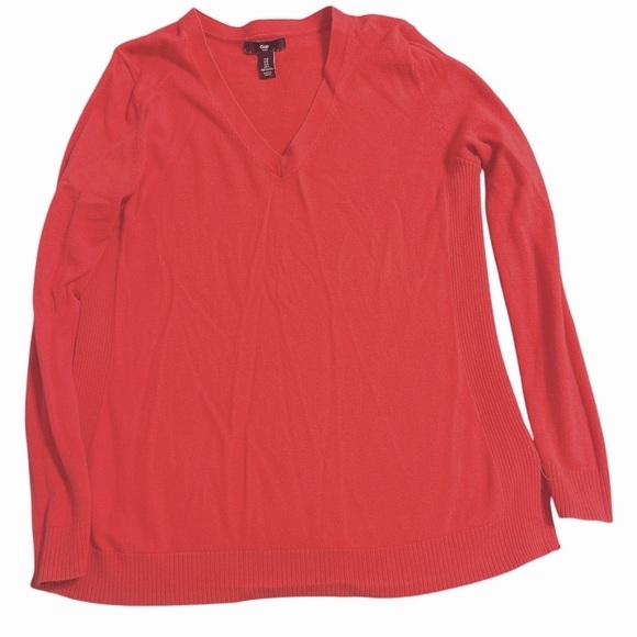 Women’s Gap Pink V Neck Long Sleeve Sweater | Size Small - Picture 1 of 3
